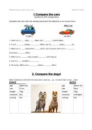 comparisons of adjectives