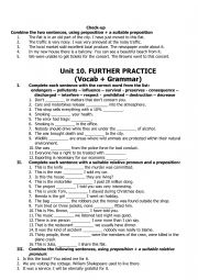 English Worksheet: English 11th revision