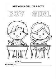 ARE YOU A GIRL OR A BOY?