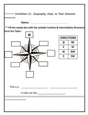 compass worksheet