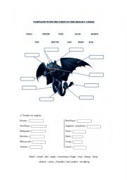 dragons vocabulary