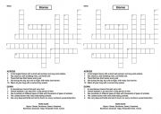 English Worksheet: Biome crossword