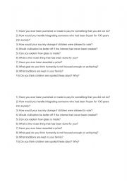 Discussion Questions - Passive Voice - ESL worksheet by pinkfreud2