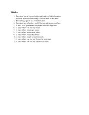 English Worksheet: riddles