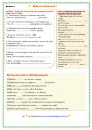 English Worksheet: defining 