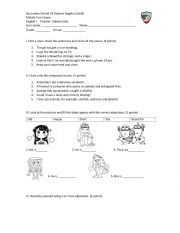 First grade exam