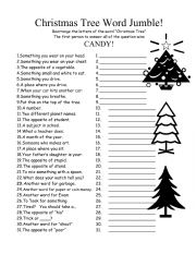 English Worksheet: Christmas activity