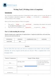 English Worksheet: Letter of complaint