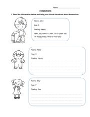 English Worksheet: Greetings