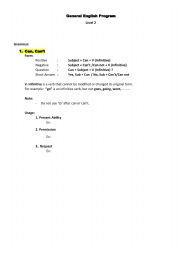 English Worksheet: Grammar Summerized Forms