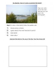 How to draw an annotated photograph