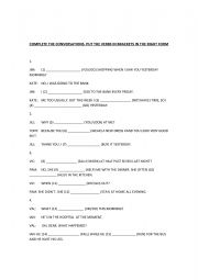 English Worksheet: Complete