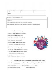 English Worksheet: Unit review