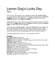 Story Lemon Dog