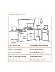 English Worksheet: coloring kitchen