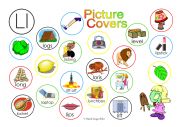 Ll Picture Covers: An exercise in phonics with answer key and cumulative notes.