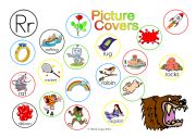 Rr Picture Covers: An exercise in phonics with answer key and cumulative notes.