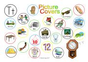 Tt Picture Covers: An exercise in phonics with answer key and cumulative notes.