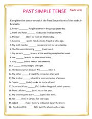 SImple Past (Regular Verbs)