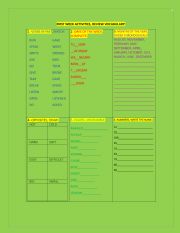 English Worksheet: FIRST WEEK ACTIVITIES