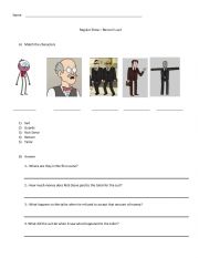 English Worksheet: Listening comprehension