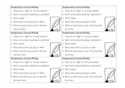 English Worksheet: Writing Journal Guidelines and Prompts