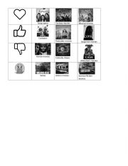 English Worksheet: TV shows likes and dislikes