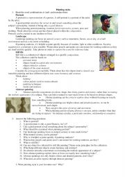 English Worksheet: Painting Styles