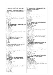 English Worksheet: PRONOUNS QUIZ