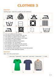 English Worksheet: Clothes 3