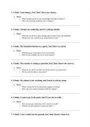 English Worksheet: speaking