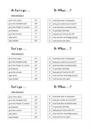 English Worksheet: Form dialogues