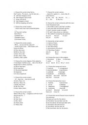 English Worksheet: grammar