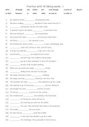 English Worksheet: A2+-B1 Practise with 15 linking words  1