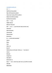 English Worksheet: englijs practice