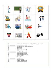 English Worksheet: jobs