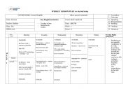 English Worksheet: Lesson Plan