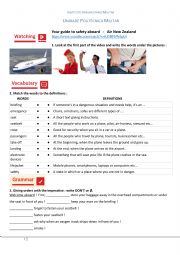 English Worksheet: Health and Safety at work