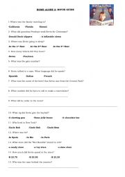 English Worksheet: Home Alone 2 Movie Guide