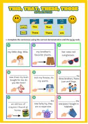 Demonstratives - This, That, These and Those