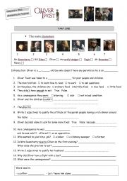 Oliver Twist by Polanski worksheet part 1