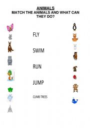 English Worksheet: Animals