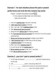 Present perfect or simple past
