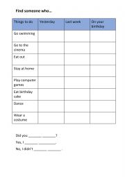 English Worksheet: Hobbies