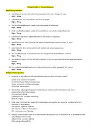 English Worksheet: Killing us softly 4 - Trailer