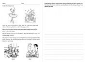 English Worksheet: Reading and Writing