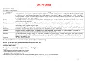 English Worksheet: Stative Verbs