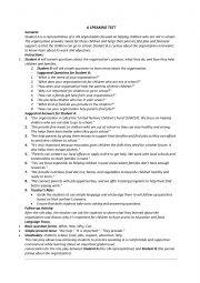 English Worksheet: a speaking test 