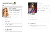 English Worksheet: famous people worsheet