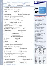 English Worksheet: Nouns - Plural